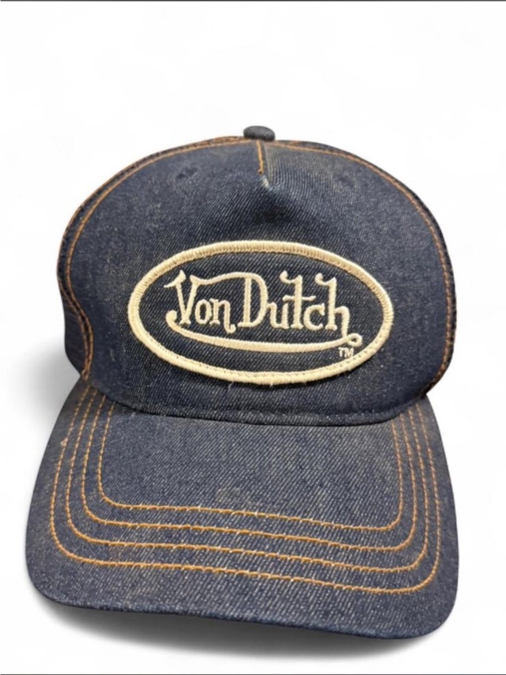 Von Dutch Denim Trucker Hat